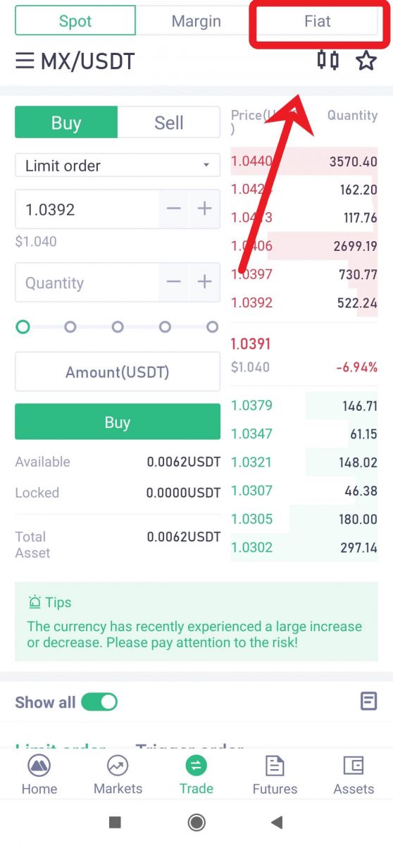 How to Buy Crypto on MEXC P2P Fiat Trading