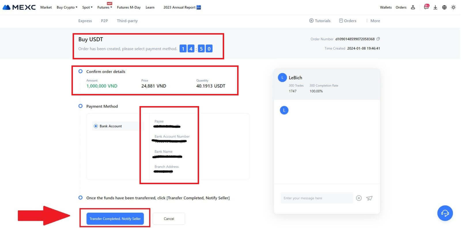 MEXC P2P 법정화폐 거래에서 암호화폐를 구매하는 방법 MEXC P2P 법정화폐 거래에서 암호화폐를 구매하는 방법