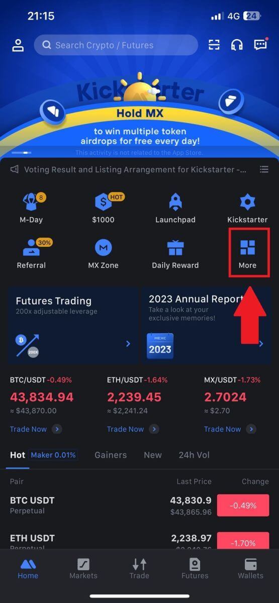 ວິທີການຝາກເງິນແລະການຄ້າ Crypto ຢູ່ MEXC ວິທີການຝາກເງິນແລະການຄ້າ Crypto ຢູ່ MEXC