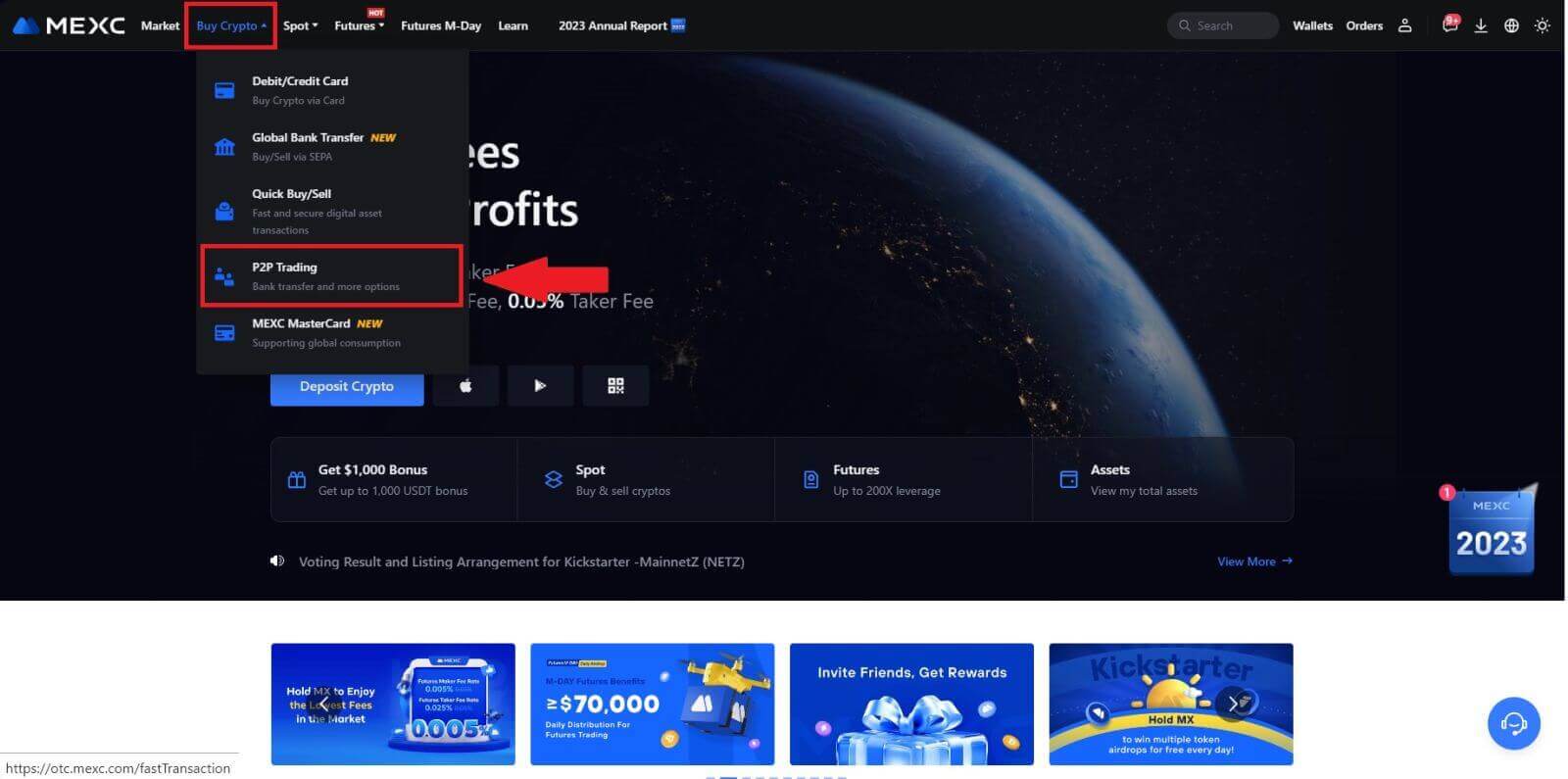 ວິທີການຝາກເງິນແລະການຄ້າ Crypto ຢູ່ MEXC ວິທີການຝາກເງິນແລະການຄ້າ Crypto ຢູ່ MEXC