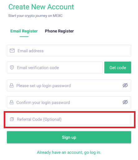 How to Open Account and Sign in to MEXC