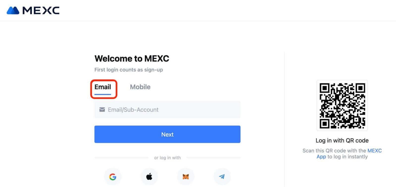 របៀបចុះឈ្មោះគណនីនៅលើ MEXC របៀបចុះឈ្មោះគណនីនៅលើ MEXC