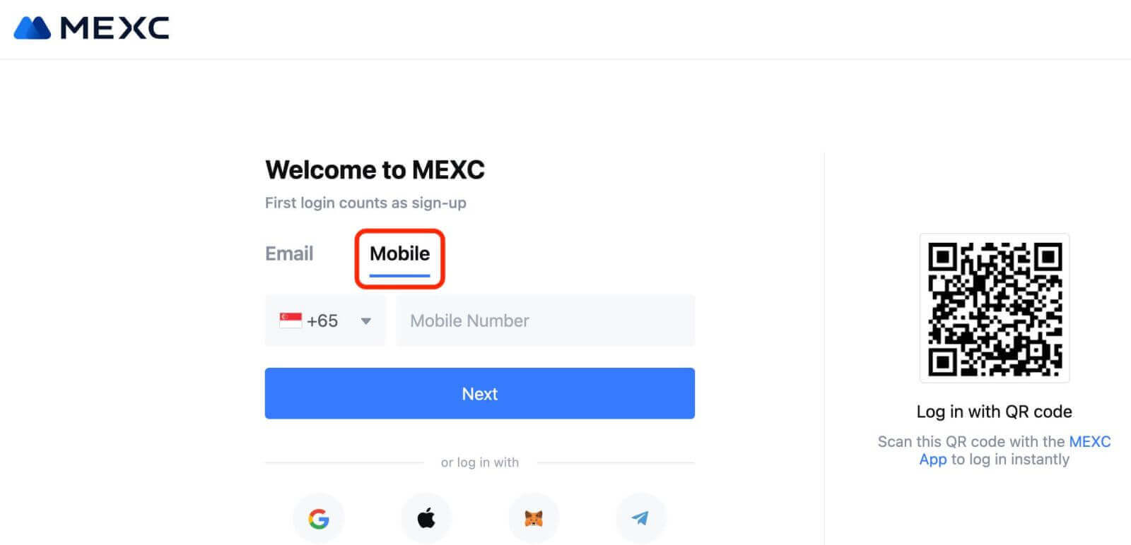 របៀបចុះឈ្មោះគណនីនៅលើ MEXC របៀបចុះឈ្មោះគណនីនៅលើ MEXC