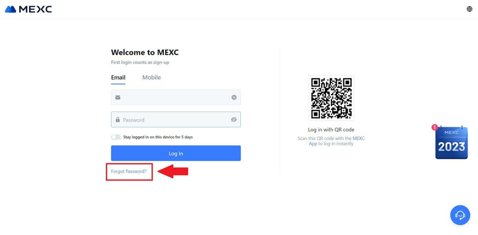ወደ MEXC እንዴት እንደሚገቡ ወደ MEXC እንዴት እንደሚገቡ