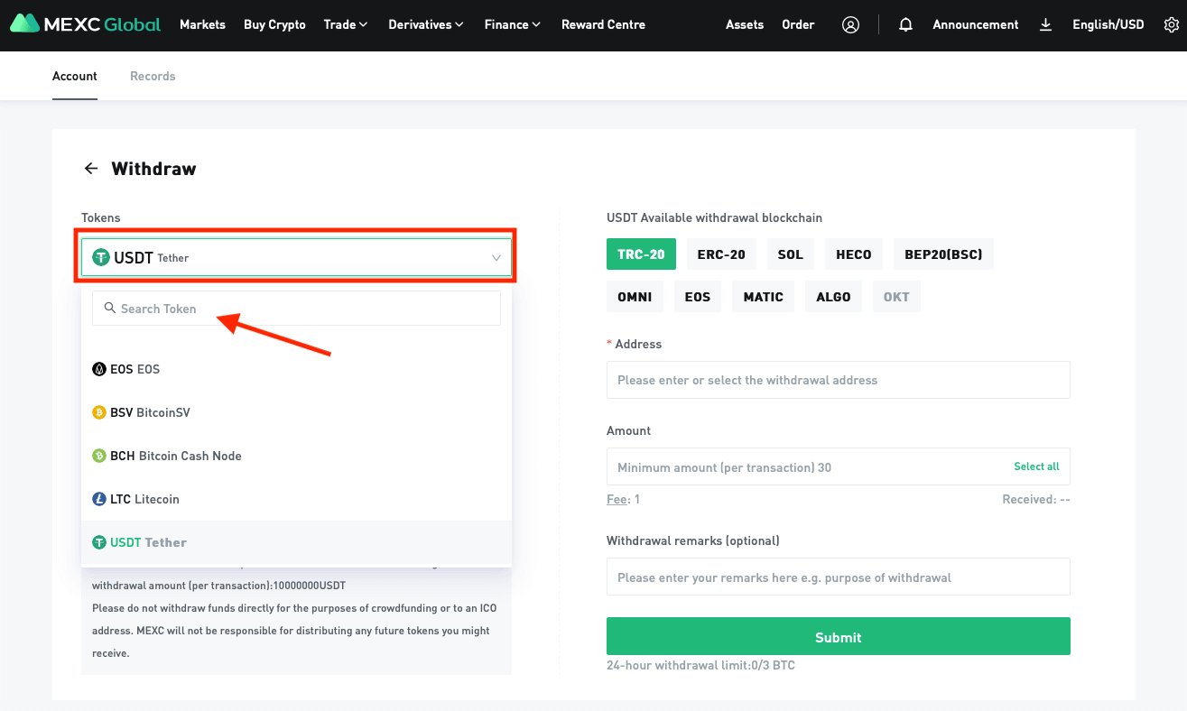 How to Withdraw and make a Deposit in MEXC How to Withdraw and make a Deposit in MEXC